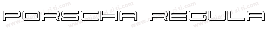 Porscha Regular字体转换